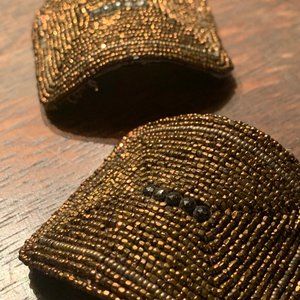 Vintage Beaded Ladies Shoe Clips